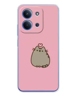 Чохол для Xiaomi Poco C85 з картинкою «Pusheen серце»