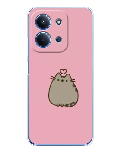 Чохол для Xiaomi Poco C85 з картинкою «Pusheen серце» Чохол для Xiaomi Poco C85 з картинкою «Pusheen серце»