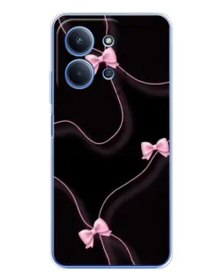 Чохол для Xiaomi Poco C85 з картинкою «Рожеві стрічки»