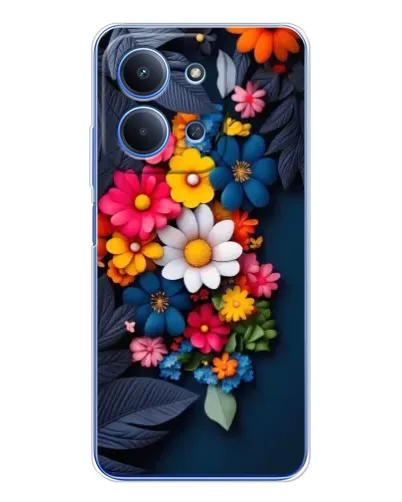 Чехол для Xiaomi Poco C85 с картинкой «Цветочная феерия» Чехол для Xiaomi Poco C85 с картинкой «Цветочная феерия»