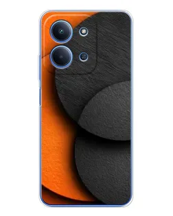 Чехол для Xiaomi Poco C85 с картинкой «Геометрия оранжевых кругов» Чехол для Xiaomi Poco C85 с картинкой «Геометрия оранжевых кругов»