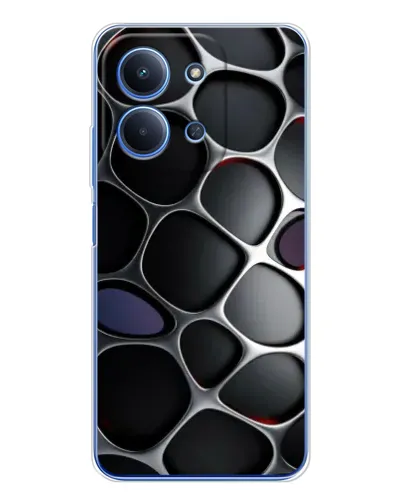 Чехол для Xiaomi Poco C85 с картинкой «Объемная темная решетка» Чехол для Xiaomi Poco C85 с картинкой «Объемная темная решетка»