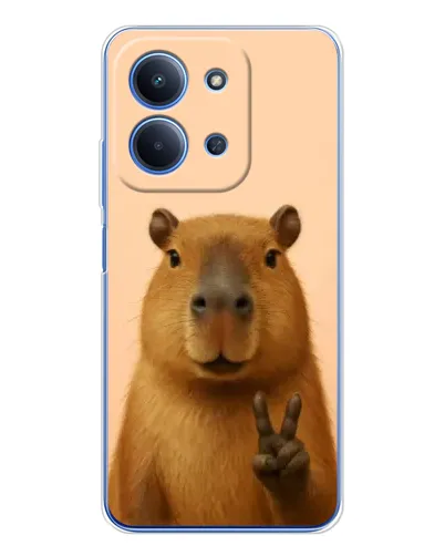 Чехол для Xiaomi Poco C85 с картинкой «Капибара виктория» Чехол для Xiaomi Poco C85 с картинкой «Капибара виктория»