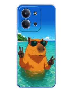 Чохол для Xiaomi Poco C85 з картинкою «Морська капібара» Чохол для Xiaomi Poco C85 з картинкою «Морська капібара»