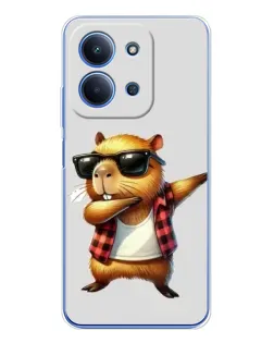 Чохол для Xiaomi Poco C85 з картинкою «Капібара репер даб» Чохол для Xiaomi Poco C85 з картинкою «Капібара репер даб»