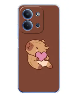 Чохол для Xiaomi Poco C85 з картинкою «Капібара з серцем» Чохол для Xiaomi Poco C85 з картинкою «Капібара з серцем»