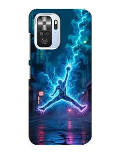 Чехол для Xiaomi POCO F3 с картинкой «Jordan Gold Jumpman»