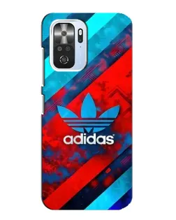 Чехол для Xiaomi POCO F3 с картинкой «Абстракция Adidas»
