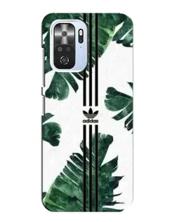 Чехол для Xiaomi POCO F3 с картинкой «Пальмовые листья адидас»