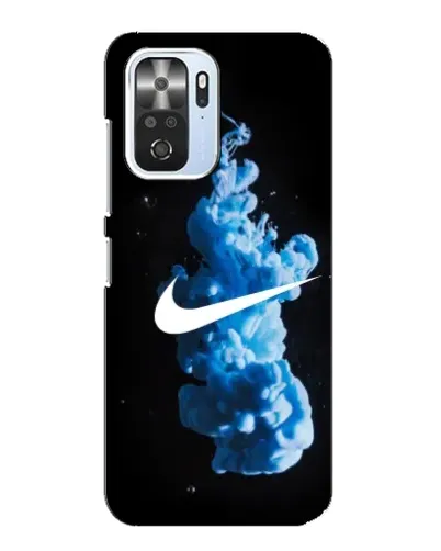 Чохол для Xiaomi POCO F3 з картинкою «Nike та синій дим» Чохол для Xiaomi POCO F3 з картинкою «Nike та синій дим»