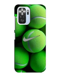 Чохол для Xiaomi POCO F3 з картинкою «Тенісні м'ячі Найк» Чохол для Xiaomi POCO F3 з картинкою «Тенісні м'ячі Найк»
