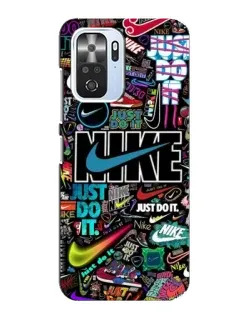 Чохол для Xiaomi POCO F3 з картинкою «Яскравий колаж Nike» Чохол для Xiaomi POCO F3 з картинкою «Яскравий колаж Nike»