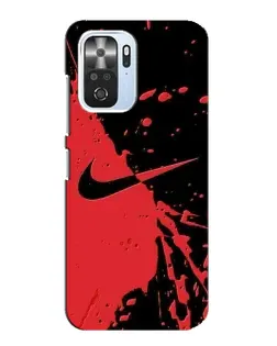Чохол для Xiaomi POCO F3 з картинкою «Червоні бризки Nike» Чохол для Xiaomi POCO F3 з картинкою «Червоні бризки Nike»