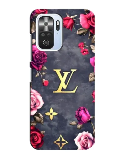 Чехол для Xiaomi POCO F3 с картинкой «Цветочный Louis Vuitton»