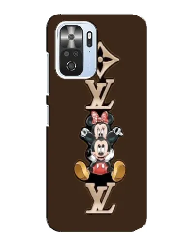 Чехол для Xiaomi POCO F3 с картинкой «LV и Микки Маус»