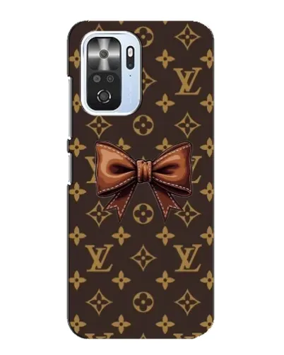 Чехол для Xiaomi POCO F3 с картинкой «LV с бантом»