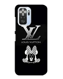 Чехол для Xiaomi POCO F3 с картинкой «LV и Минни Маус»