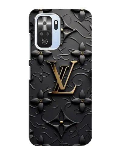 Чехол для Xiaomi POCO F3 с картинкой «Кожаная текстура LV»