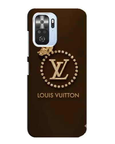 Чехол для Xiaomi POCO F3 с картинкой «LV — золотая печать»