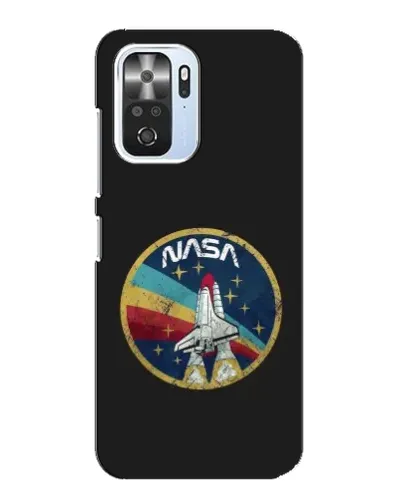 Чехол для Xiaomi POCO F3 с картинкой «NASA — эмблема миссии»