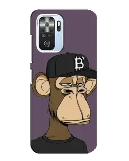 Чехол для Xiaomi POCO F3 с картинкой «Bored Ape в кепке» Чехол для Xiaomi POCO F3 с картинкой «Bored Ape в кепке»