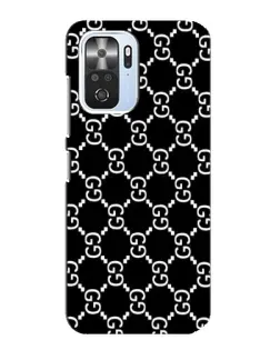 Чехол для Xiaomi POCO F3 с картинкой «Gucci — сетчатый паттерн»
