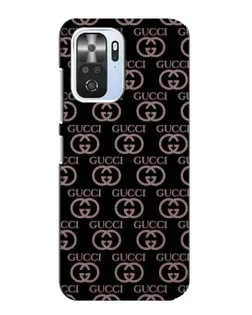 Чехол для Xiaomi POCO F3 с картинкой «Классическая монограмма Gucci»