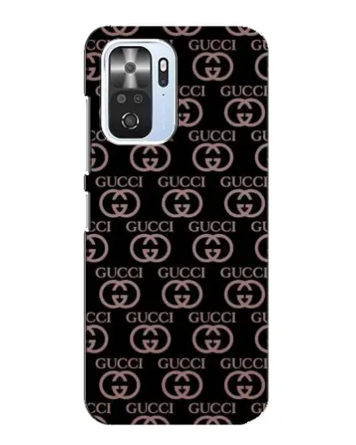 Чехол для Xiaomi POCO F3 с картинкой «Классическая монограмма Gucci»