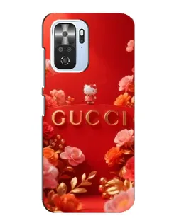 Чехол для Xiaomi POCO F3 с картинкой «Gucci — золотой сад»