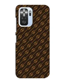 Чехол для Xiaomi POCO F3 с картинкой «Gucci — золотые диагонали»