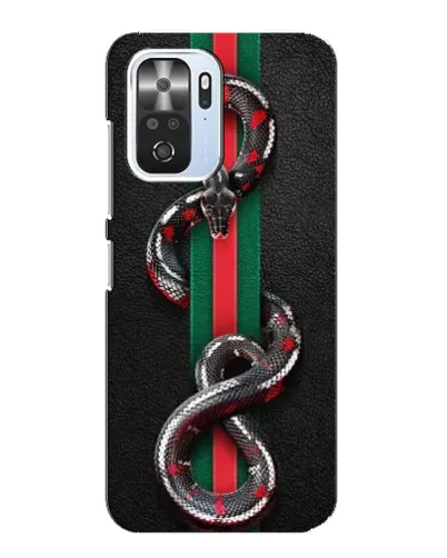 Чехол для Xiaomi POCO F3 с картинкой «Gucci — змея на полосе» Чехол для Xiaomi POCO F3 с картинкой «Gucci — змея на полосе»