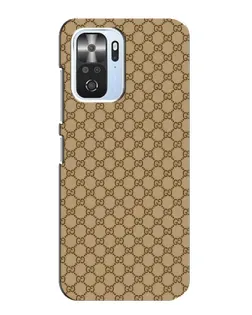 Чехол для Xiaomi POCO F3 с картинкой «Gucci — классический беж»