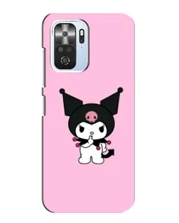 Чехол для Xiaomi POCO F3 с картинкой «Kuromi — розовая нежность»