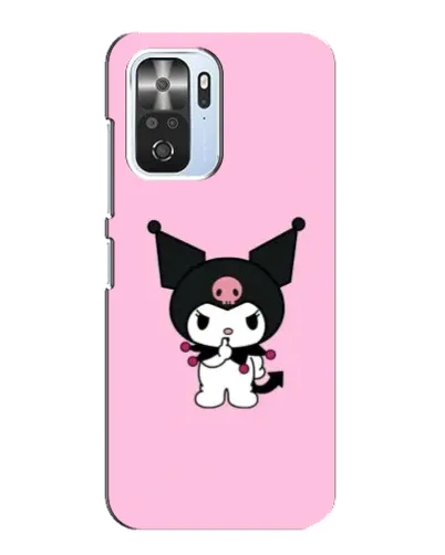 Чехол для Xiaomi POCO F3 с картинкой «Kuromi — розовая нежность»