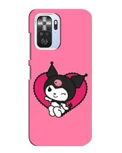 Чехол для Xiaomi POCO F3 с картинкой «Kuromi — любовь в сердце»