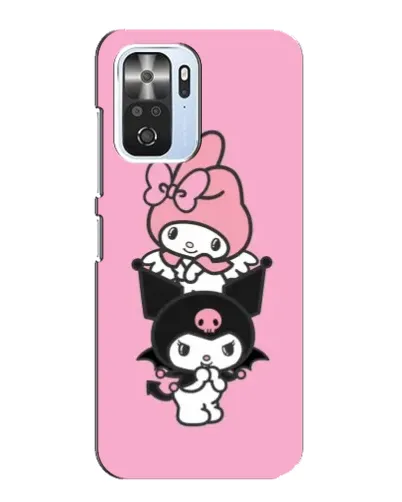 Чехол для Xiaomi POCO F3 с картинкой «My Melody и Kuromi»