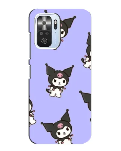 Чехол для Xiaomi POCO F3 с картинкой «Паттерн с Kuromi»