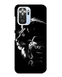 Чехол для Xiaomi POCO F3 с картинкой «BMW и лев» Чехол для Xiaomi POCO F3 с картинкой «BMW и лев»