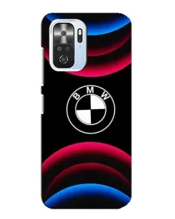 Чехол для Xiaomi POCO F3 с картинкой «Логотип BMW и неоновые дуги» Чехол для Xiaomi POCO F3 с картинкой «Логотип BMW и неоновые дуги»