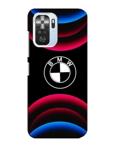Чехол для Xiaomi POCO F3 с картинкой «Логотип BMW и неоновые дуги» Чехол для Xiaomi POCO F3 с картинкой «Логотип BMW и неоновые дуги»