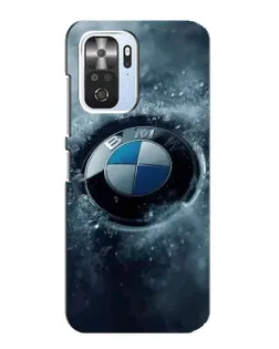 Чехол для Xiaomi POCO F3 с картинкой «Логотип BMW — лед» Чехол для Xiaomi POCO F3 с картинкой «Логотип BMW — лед»