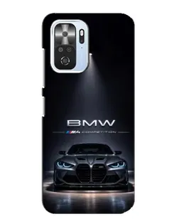 Чехол для Xiaomi POCO F3 с картинкой «BMW сквозь ночной город» Чехол для Xiaomi POCO F3 с картинкой «BMW сквозь ночной город»