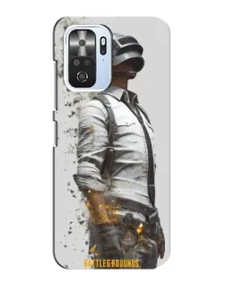 Чохол для Xiaomi POCO F3 з картинкою «PUBG — боєць у пилу»