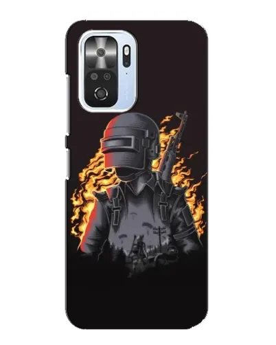 Чехол для Xiaomi POCO F3 с картинкой «PUBG — огненный силуэт» Чехол для Xiaomi POCO F3 с картинкой «PUBG — огненный силуэт»