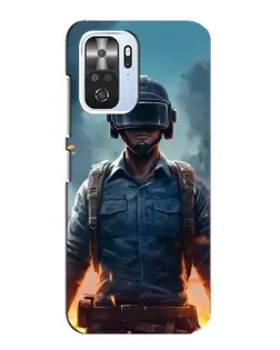 Чохол для Xiaomi POCO F3 з картинкою «PUBG — реалістичний герой»