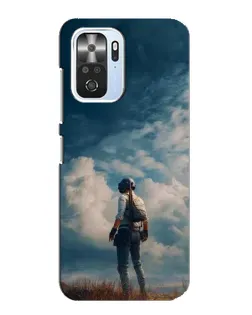 Чохол для Xiaomi POCO F3 з картинкою «Герой PUBG на скелі»