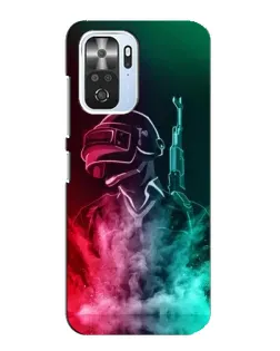 Чохол для Xiaomi POCO F3 з картинкою «PUBG — вогняний воїн»