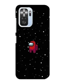 Чехол для Xiaomi POCO F3 с картинкой «Красный Among Us»