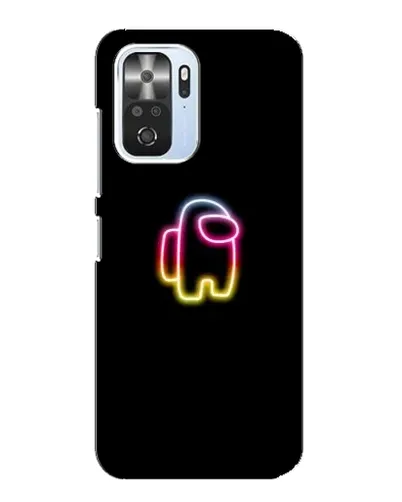 Чехол для Xiaomi POCO F3 с картинкой «Among Us градиент»