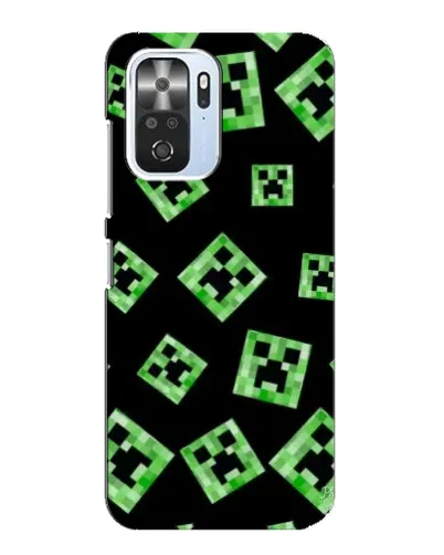 Чохол для Xiaomi POCO F3 з картинкою «Паттерн з кріперами» Чохол для Xiaomi POCO F3 з картинкою «Паттерн з кріперами»
